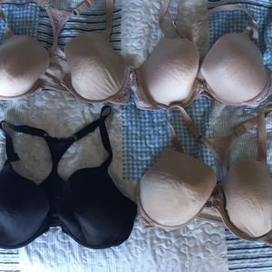 Sweet Nothings  front closure bras T-racer backs